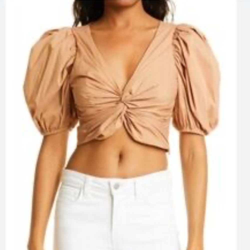 Cinq a Sept Puff Sleeve Blouse
